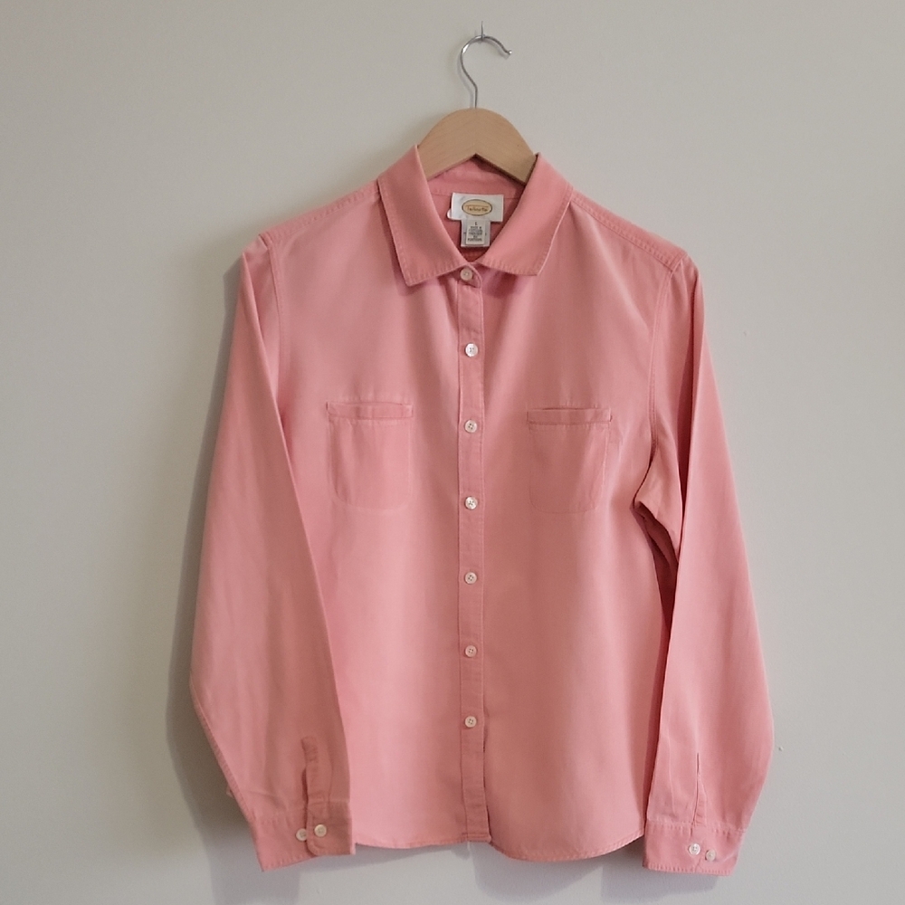 Vintage Talbots Salmon Button-Up
